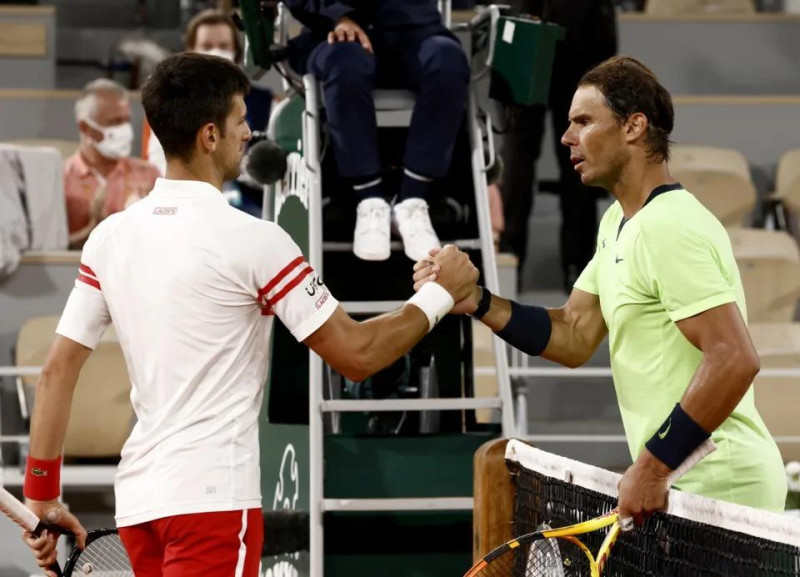 Novak Djokovic han mantenido una amigable rivalidad Rafael Nadal.