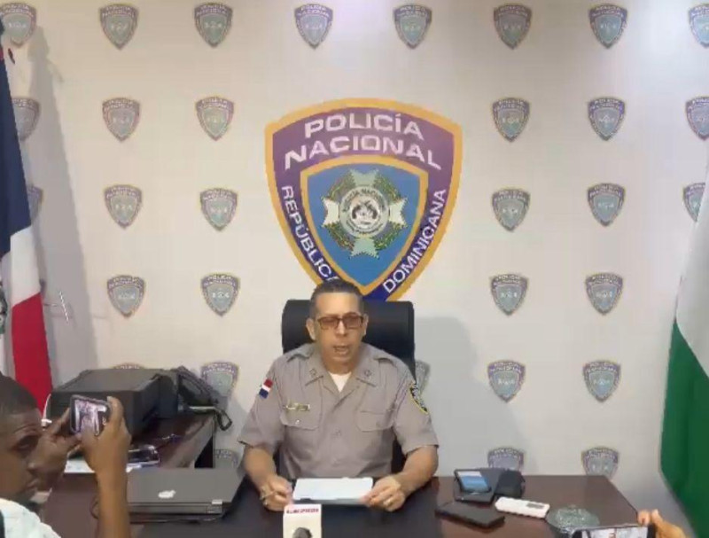 Fotografía muestra a portavoz de la Policía Nacional, Diego Pesqueira.