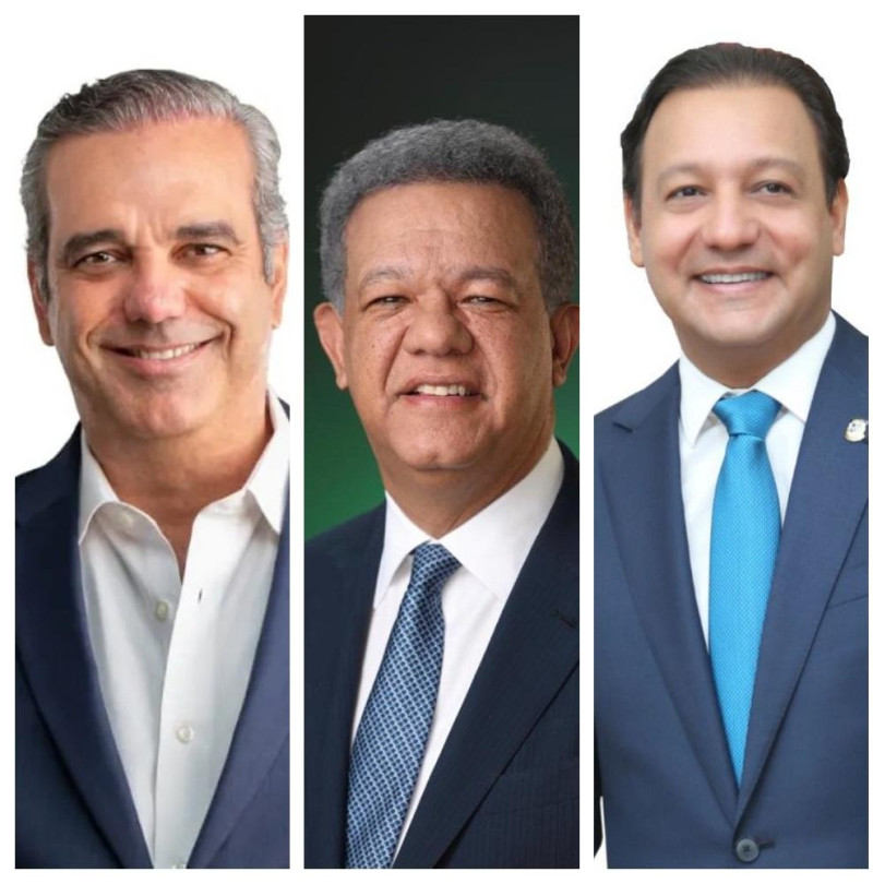 Aunque son nueve los candidatos, los principales son Abinader, del Partido Revolucionario Moderno (PRM); Fernández, de Fuerza del Pueblo y Martínez del Partido de la Liberación Dominicana PLD).