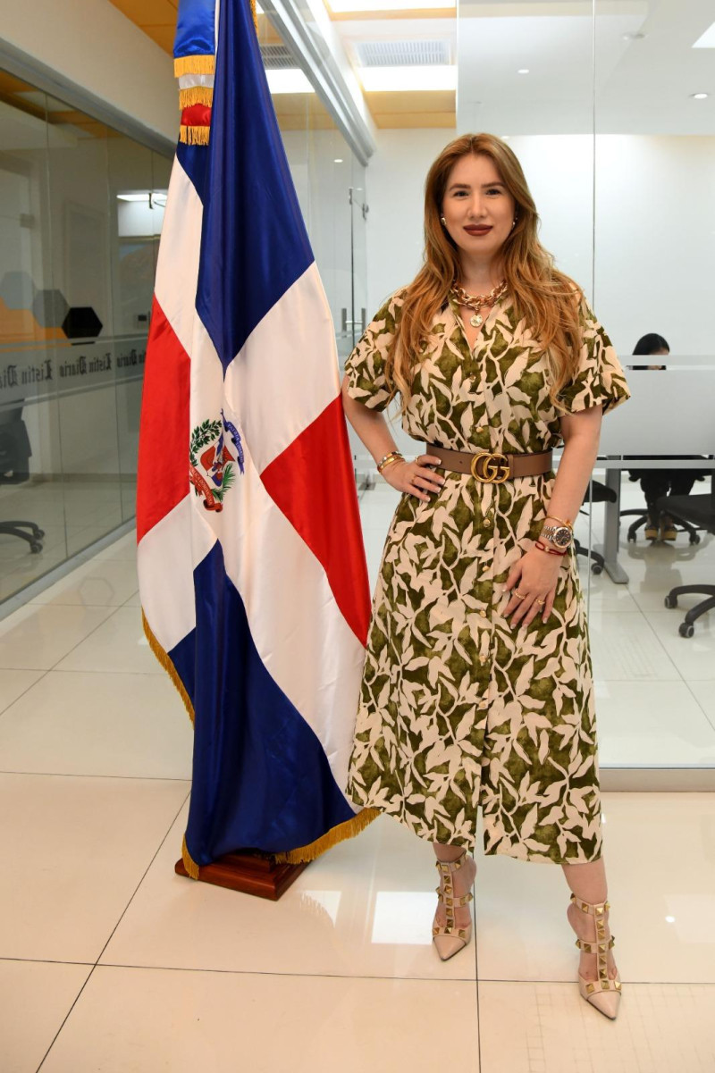 Ivana Gavrilovic durante su visita a Listín Diario