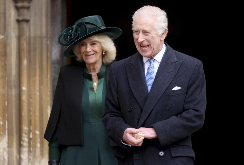 El rey Carlos III de Gran Bretaña y la reina Camilla