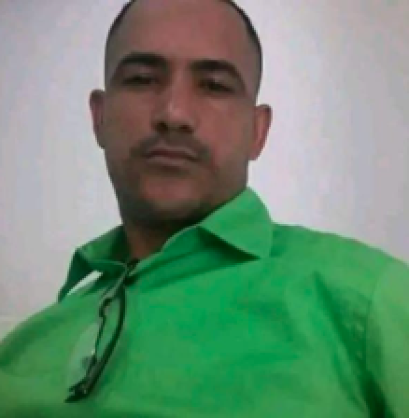 Fotografía muestra a Orlando Martínez Vásquez, quien perdió la vida de varios disparos.
