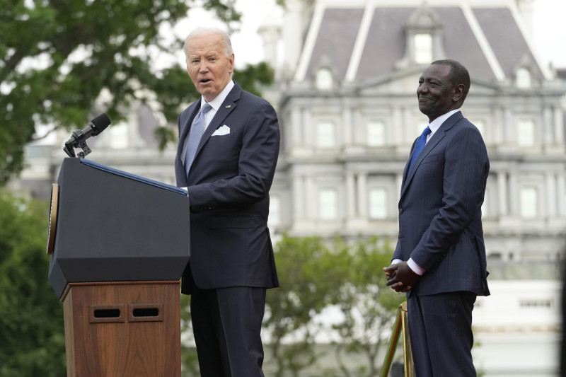 Joe Biden y William Ruto