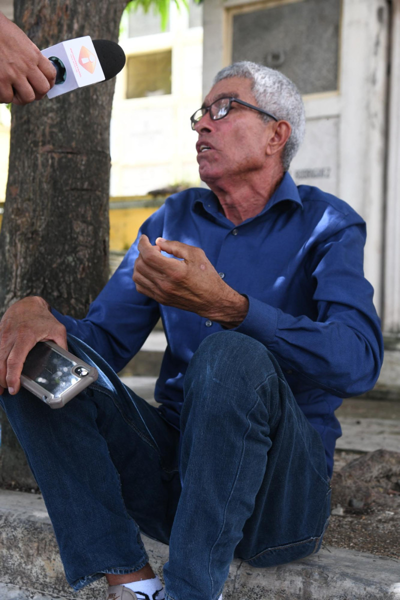 Alberto Estrella, padre del fallecido Richard Estrella Arias y del detenido Jorge Luis Estrella