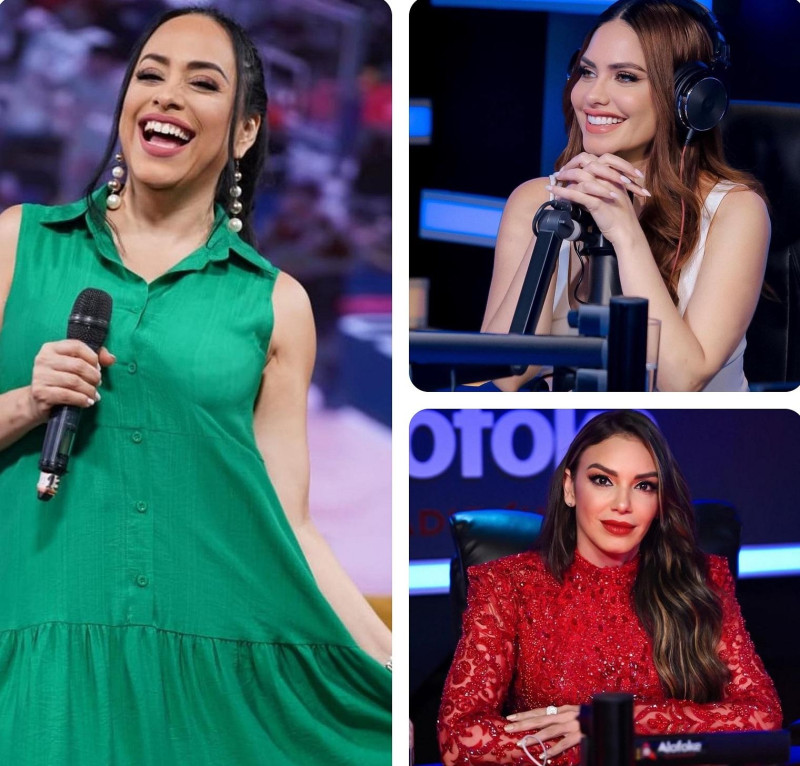 En la composición fotográfica, Diana Filpo, Jenny Blanco y Hony Estrella.