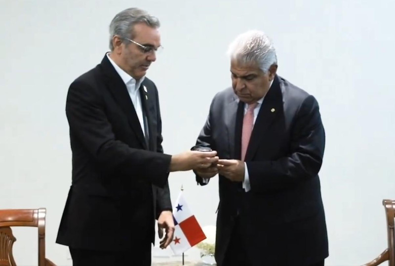 Abinader se reúne con el presidente electo de Panamá