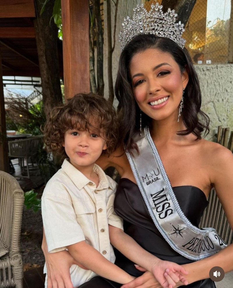 Luana Cavalcante es la primera Miss Brasil madre y casada.