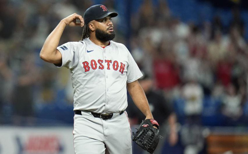 Kenley Jansen, cerrador de los Medias Rojas de Boston.