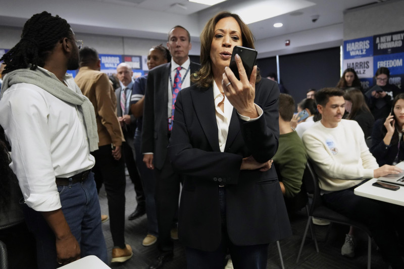 candidata presidencial demócrata a la vicepresidenta Kamala Harris