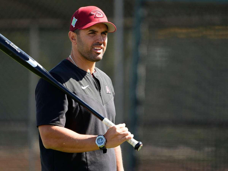 Luis "Pipe" Urueta mientras trabajaba para los Diamondbacks de Arizona.