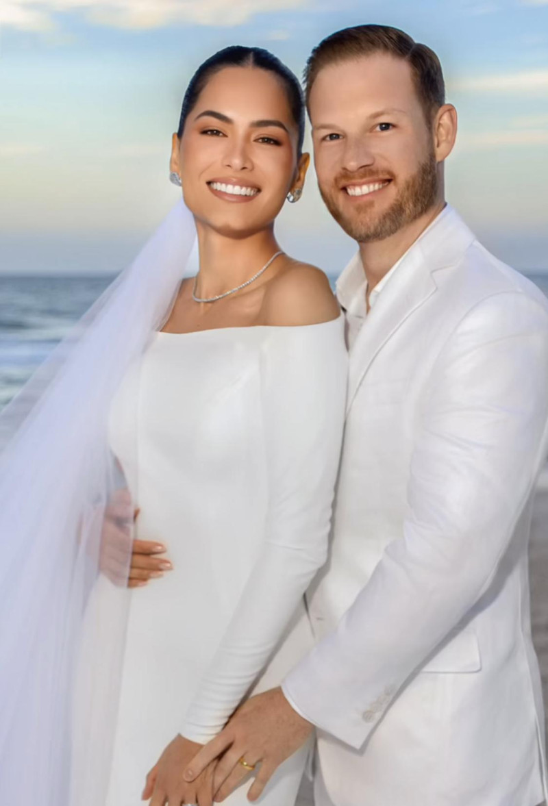 Andrea Meza y Ryan Proctor se casan tras cuatro años de noviazgo.