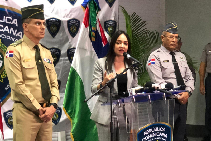 Faride Raful detalla a los medios resultados de la Fuerza de Tarea Conjunta.