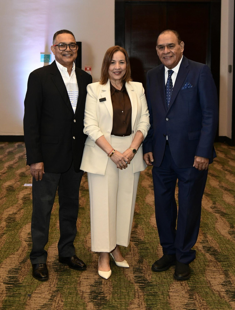 Rafael Méndez Tejeda, Rosario Vásquez y Miguel Franjul.