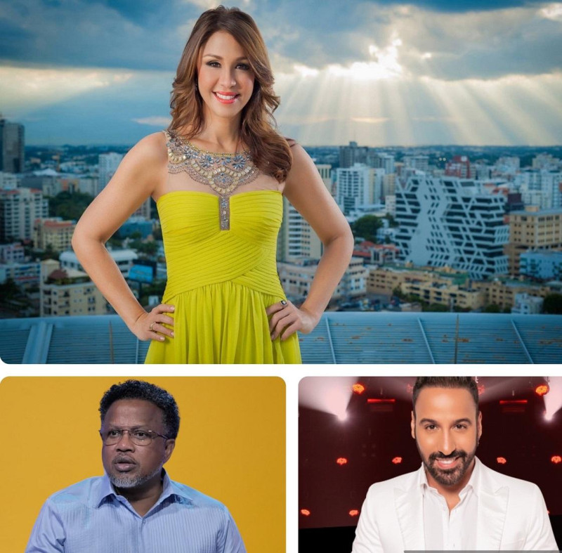 En la composición fotográfica, Mariasela Álvarez, Aquiles Correa y Jhoel López.