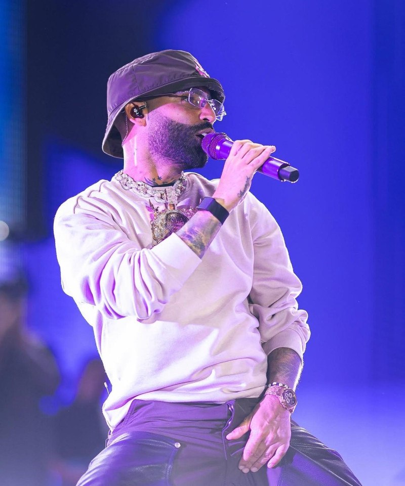 Arcángel durante su concierto en Medellín, Colombia, a inicios de mayo.