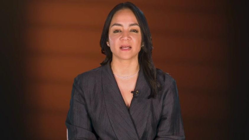 La ministra de Interior y Policía, Faride Raful, en un fotograma del video en el que anuncia acciones legales contra quienes la han difamado en plataformas digitales