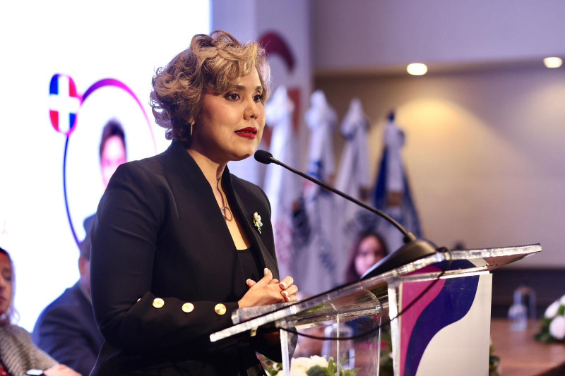 La presidenta de Pro-Competencia, María Elena Vásquez Taveras.