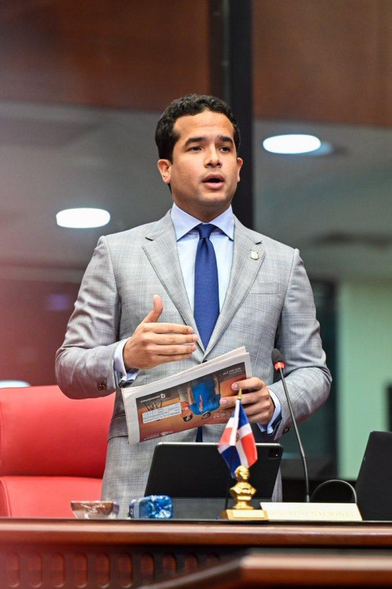 El senador por el Distrito Nacional, Omar Fernández.