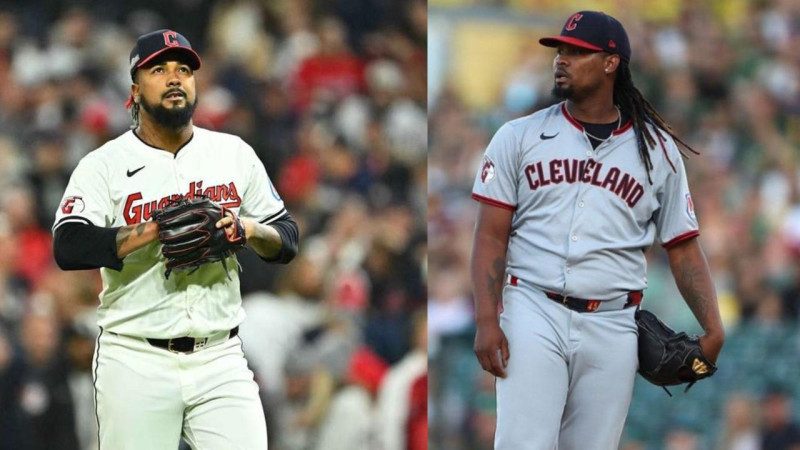 Emmanuel Clase y Luis Ortiz son ambos lanzadores de los Guardianes de Cleveland.