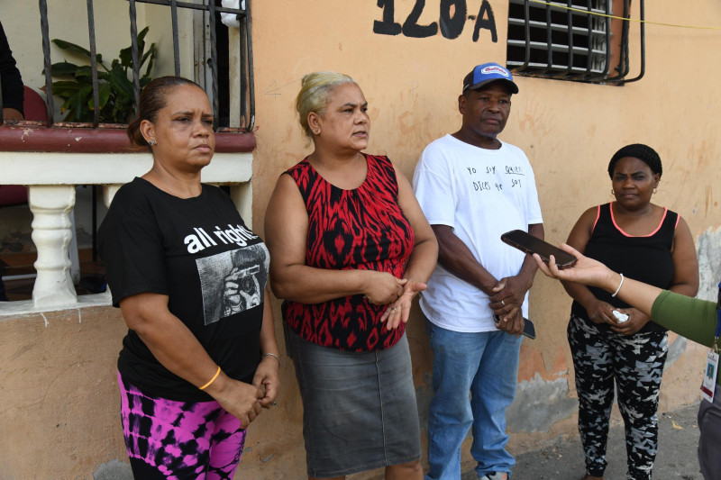 Algunos de los afectados por el huracán Laura