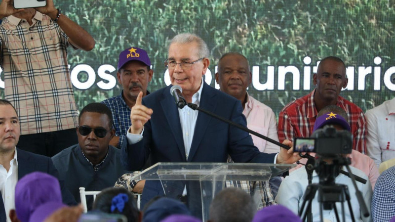 El expresidente de la República y presidente del Partido de la Liberación Dominicana (PLD), Danilo Medina