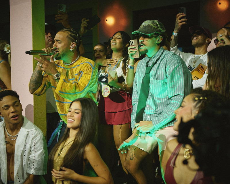 Ozuna y Bad Bunny juntos en el Coliseo de Puerto Rico José Miguel Agrelot.