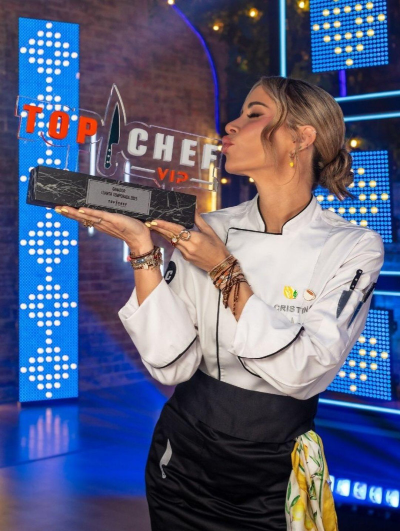 Cristina Porta se convierte en la ganadora de la cuarta temporada de "Top Chef VIP".