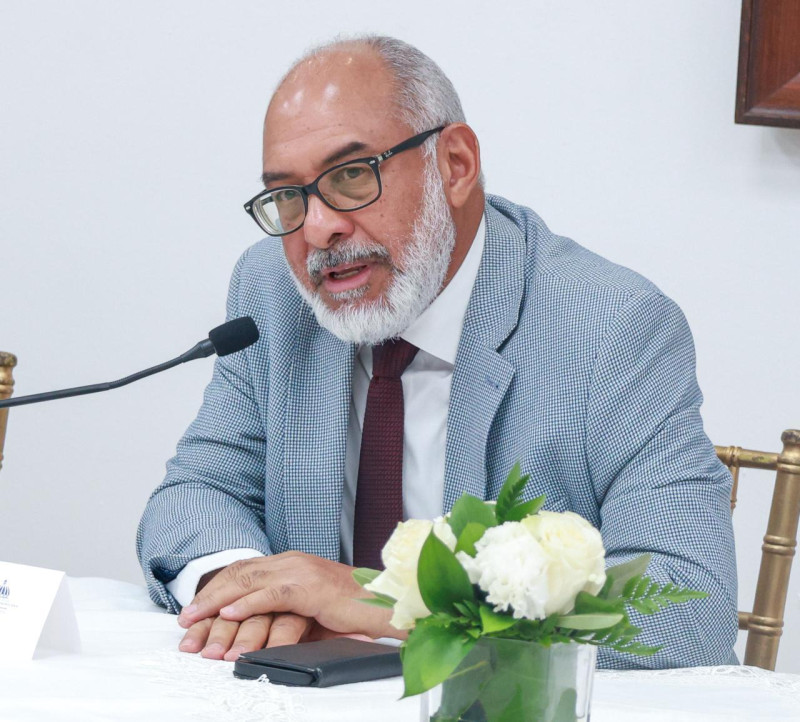 El presidente de la Sociedad Dominicana de Diarios (SDD), Persio Maldonado.