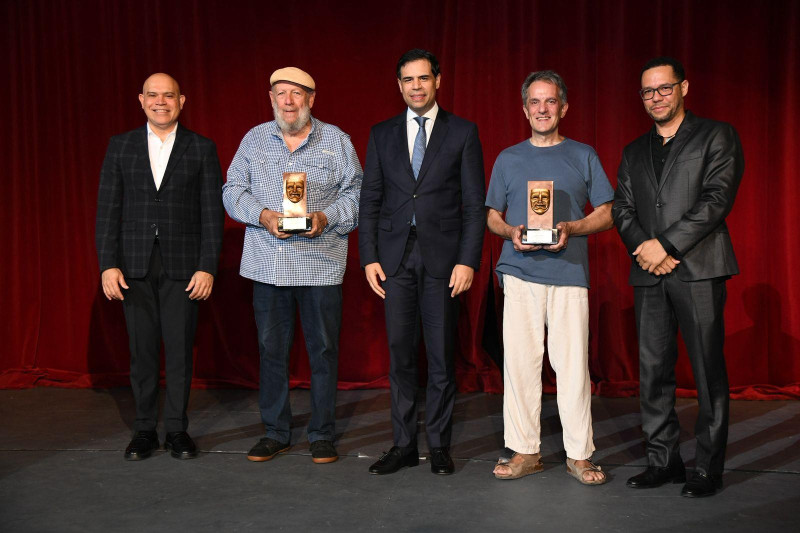 Freddy Ginebra y Jesús Peña fueron reconocidos en el marco del festival