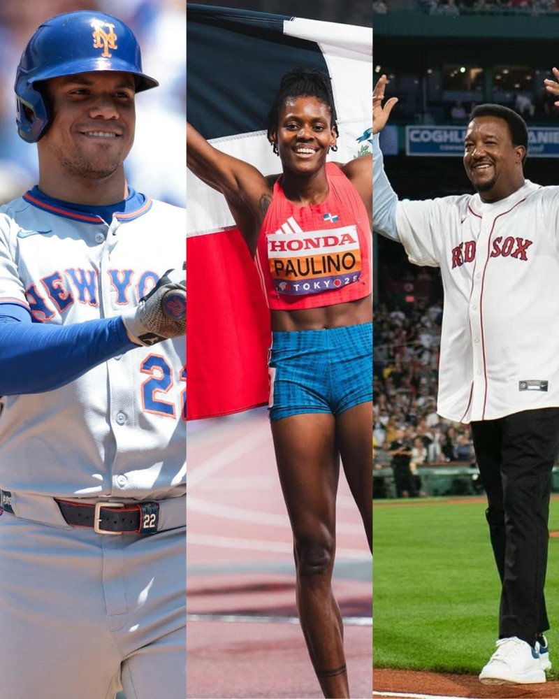 Juan Soto, Marileidy y Pedro Martínez están de cumpleaños