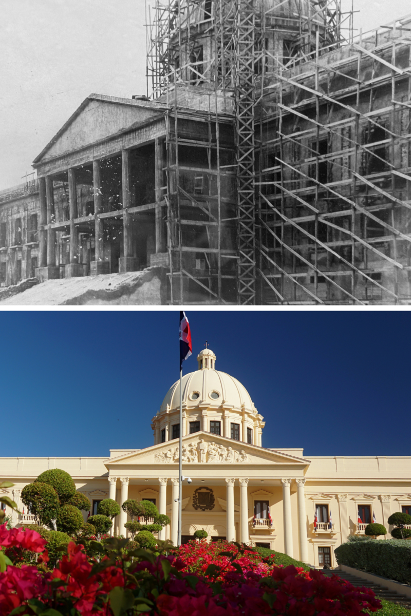 Construcción del Palacio Nacional