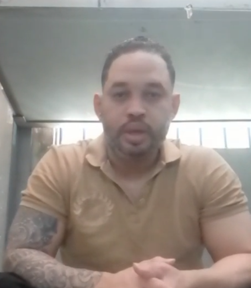 Brandy Rodríguez, dijo que está cansado de tanto sufrimiento por el encierro sin tener ninguna actividad física.