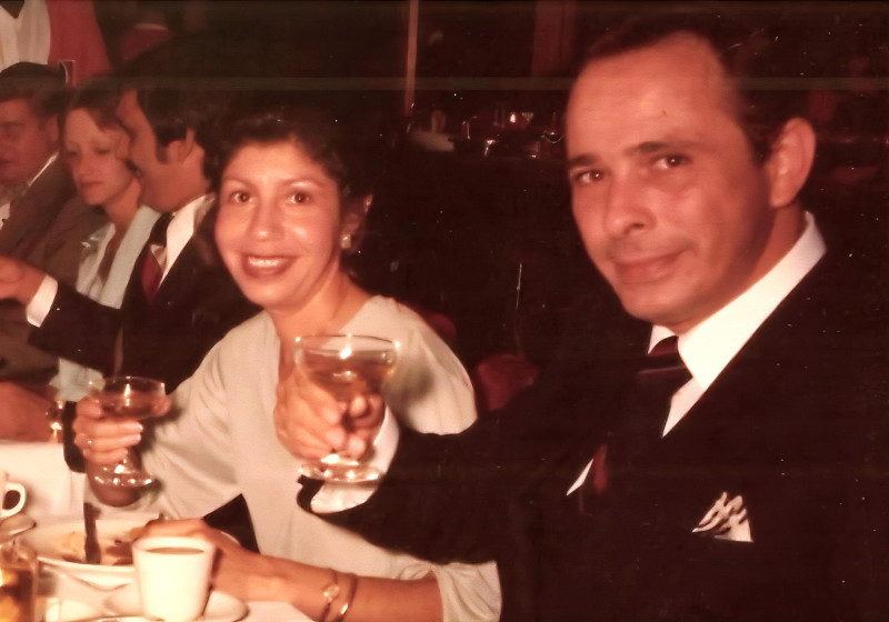 Doña Julia y Hanns Hieronimus.