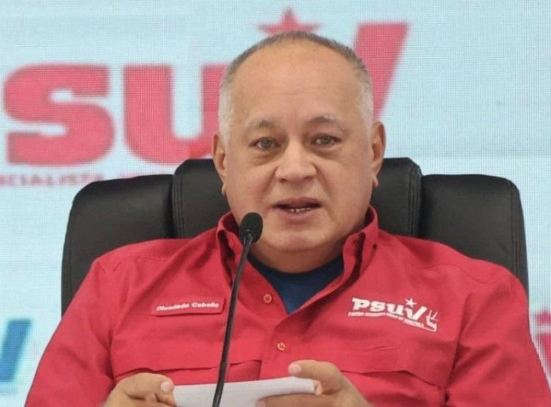 Diosdado Cabello, secretario general del PSUV.