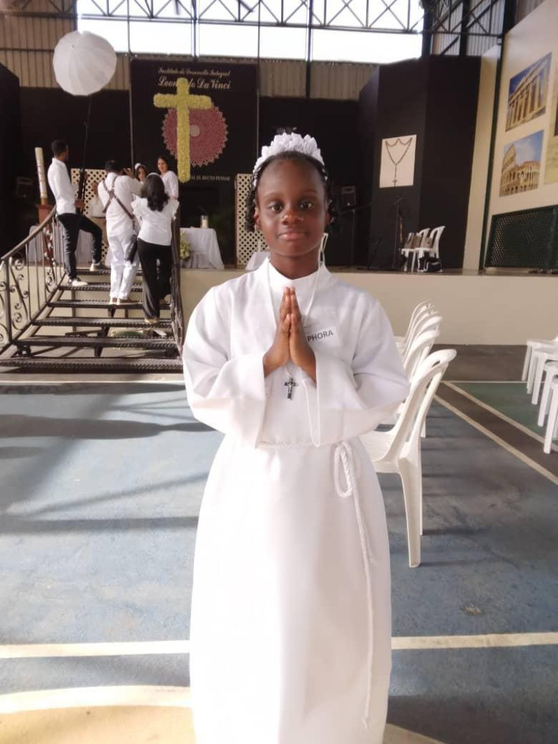 La niña Stephora Raphael Josef, de once años, murió en una excusión de su colegio.