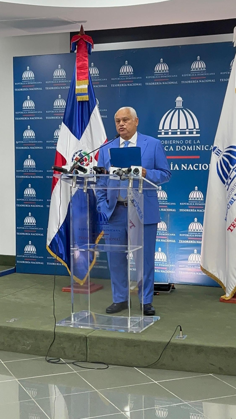 El director de la Tesorería Nacional, Luis Rafael Delgado Sánchez.