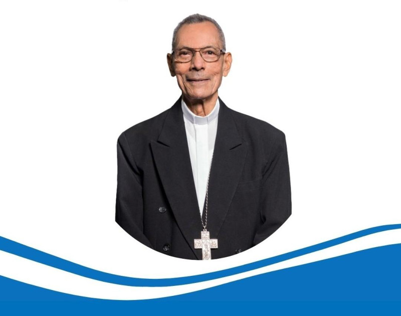Monseñor Rafael Leonidas Felipe Núñez, obispo emérito de Barahona.