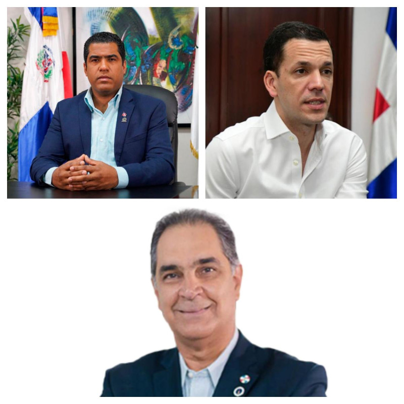 Luis Dicent, Hugo Beras y Santiago Hazim