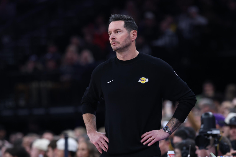El entrenador de los Lakers, J.J. Redick