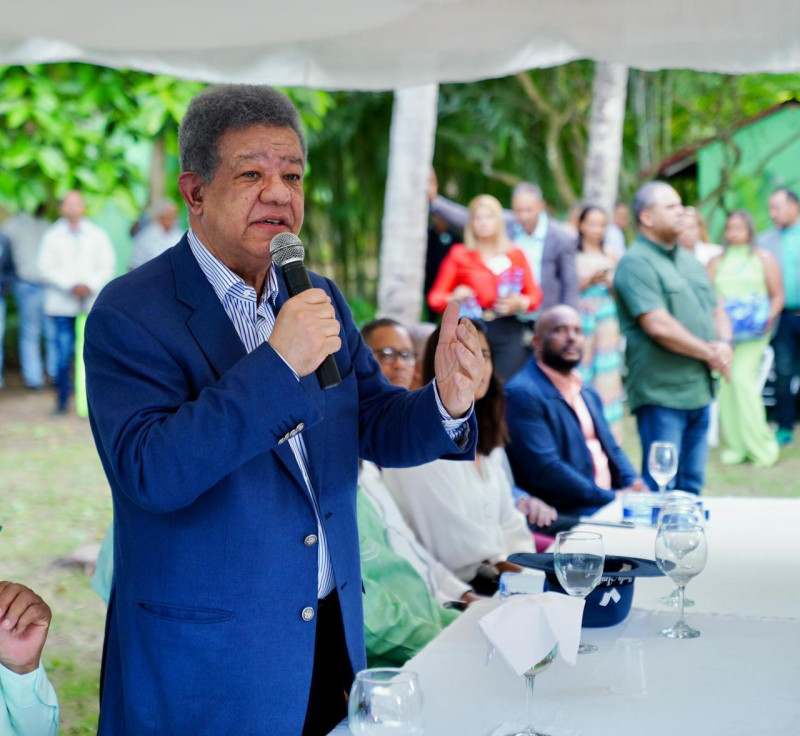 Leonel Fernández, expresidente de la República y presidente de la Fuerza del Pueblo.