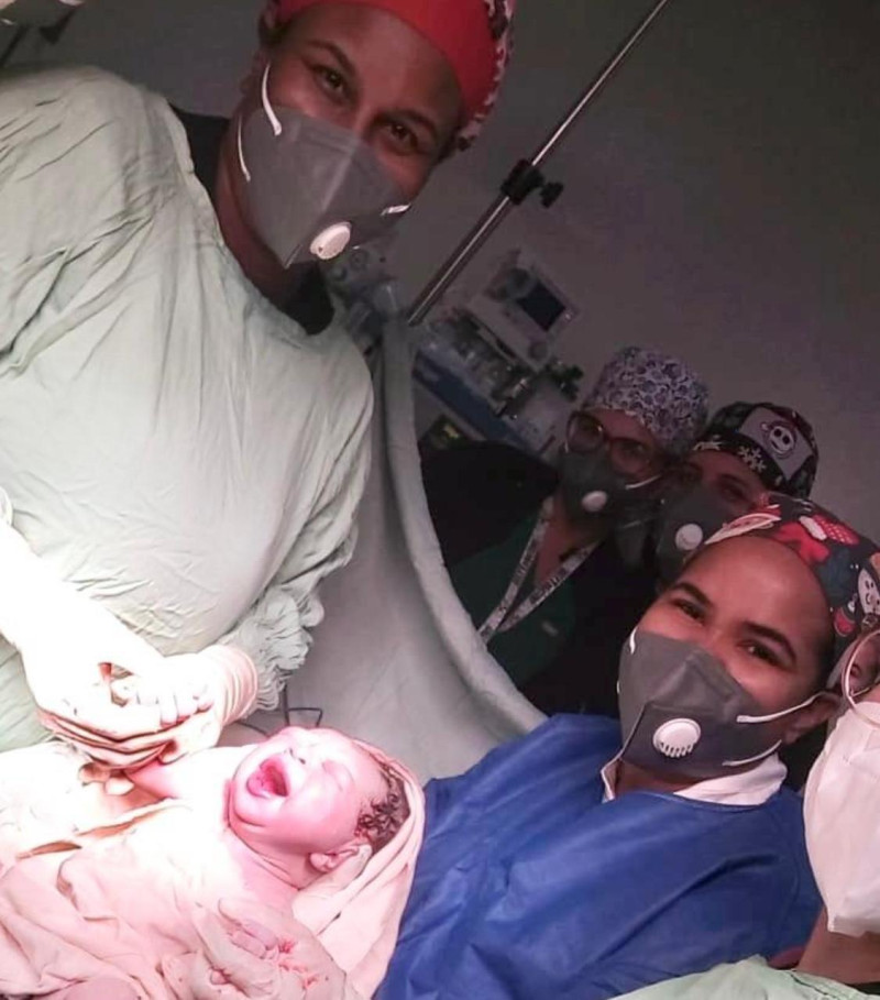 Primera niña, nació en la maternidad de la Altagracia