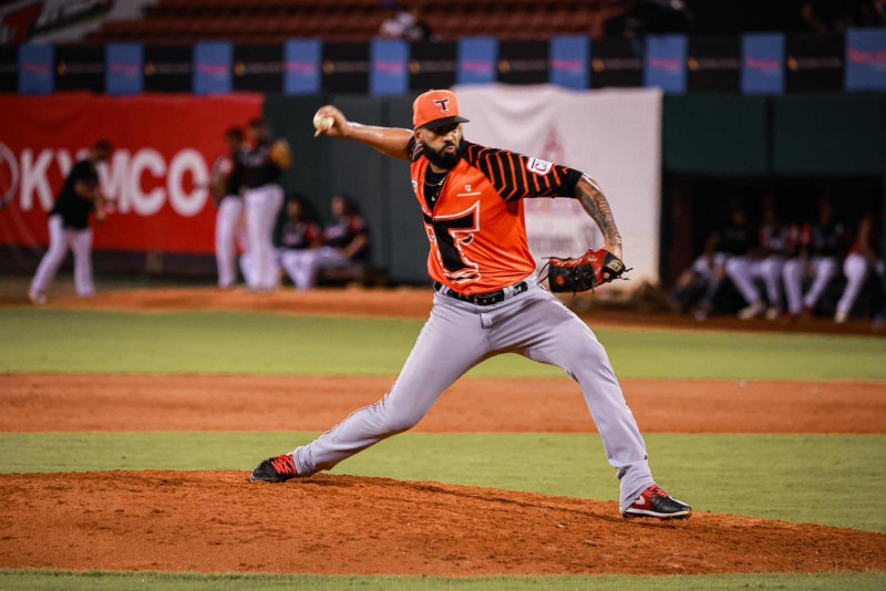 Jean Carlos Mejía, preparador de mesa del conjunto de los Toros en esta postemporada.