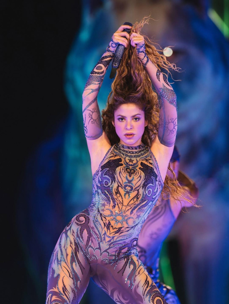 Shakira durante su concierto en Buenos Aires, Argentina, en diciembre, como parte de su gira "Las mujeres ya no lloran".