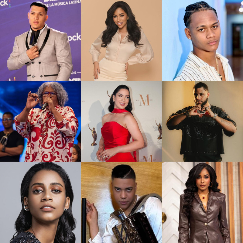 Ebenezer Guerra, Melissa Santos, Dalvin La Melodía, Martha Candela,Yubelkis Peralta, Jezzy, Rosmery Herrand, La Fiera Típica y Genesis Suero.