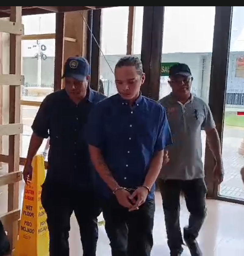 Alex Domingo Ovalle, acusado del hecho.