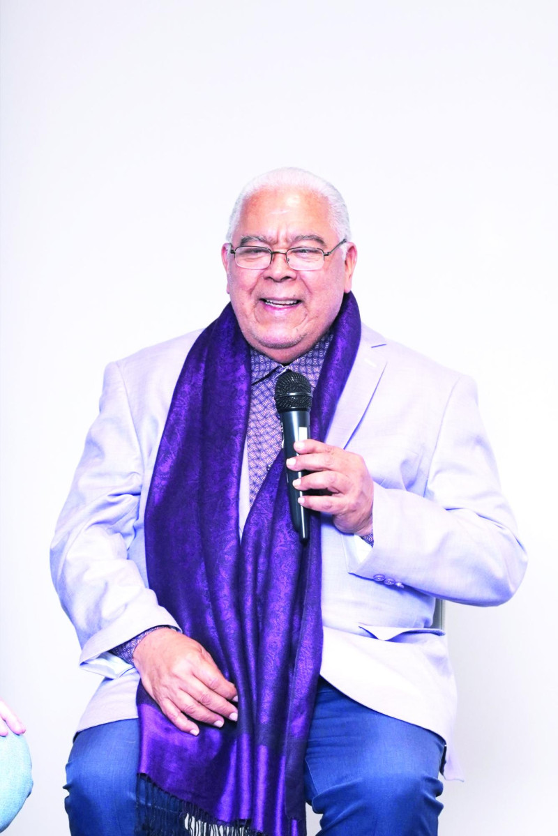 Danny Rivera durante un reciente encuentro con la prensa dominicana.