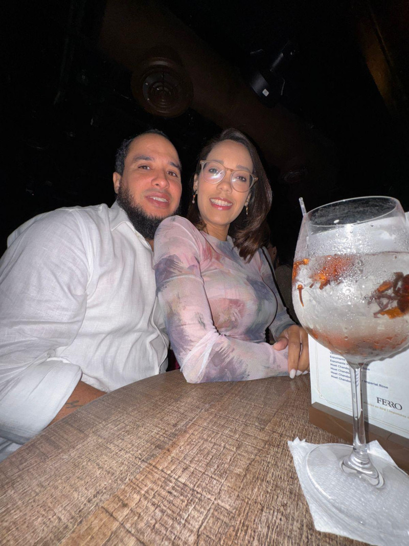 Brian Saldaña y Ruth Elisa Seija Jerez, en uno de los tantos momentos que compartieron como esposos.