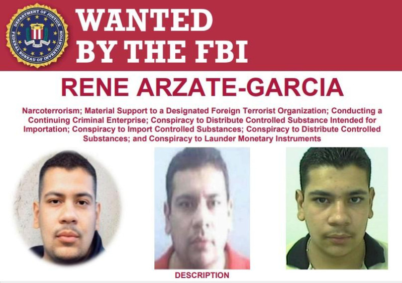 René Arzate García y su hermano, buscados por las autoridades estadounidenses.