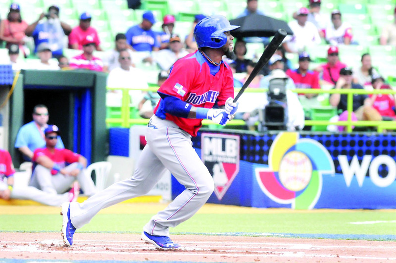 José Reyes conectó cuatro hits en la victoria sobre Venezuela en el 2013.