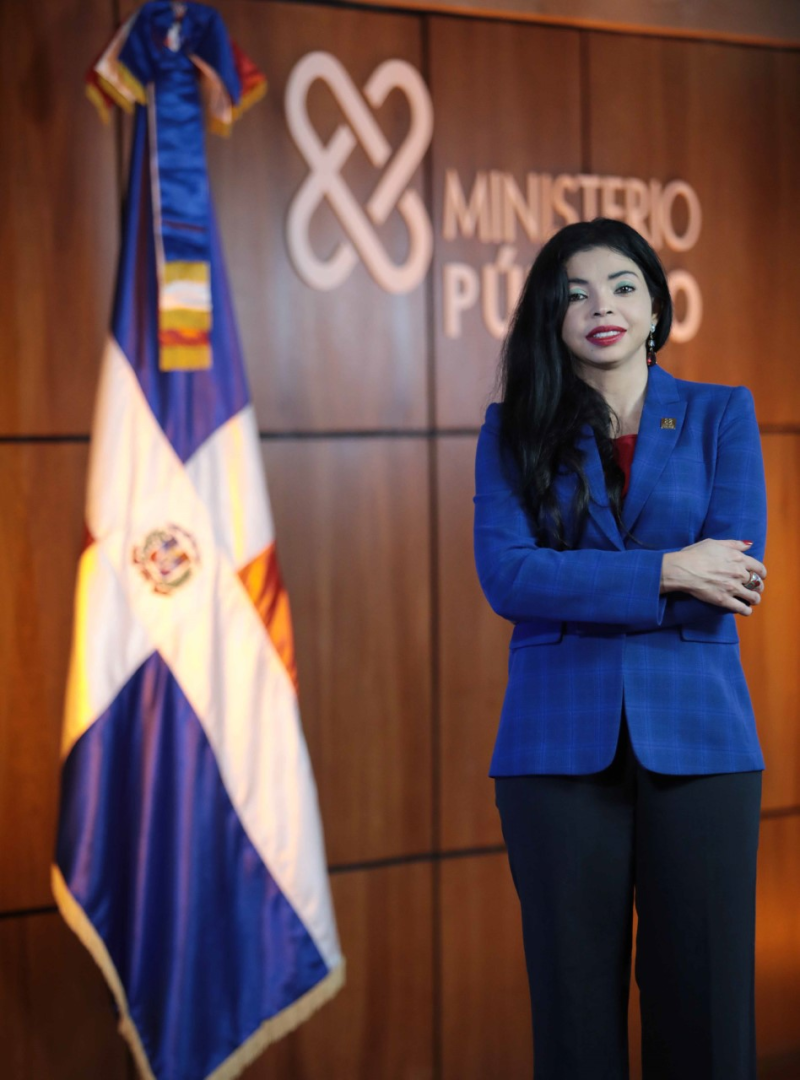 ARCHIVO-Yeni Berenice, procuradora general de la República Dominicana.